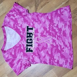 American Crown -Breast Cancer T-shirt. (Women's XL)